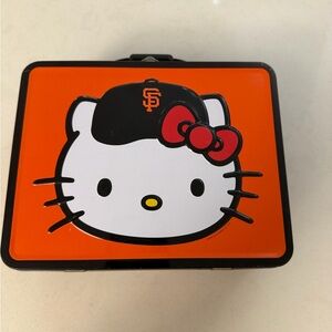 Hello Kitty San Francisco Giants Metal Lunchbox Tin Limited Edition
